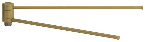 Полотенцедержатель подвесной Сунержа 360 длина 400 мм матовое золото 032-2003-0400