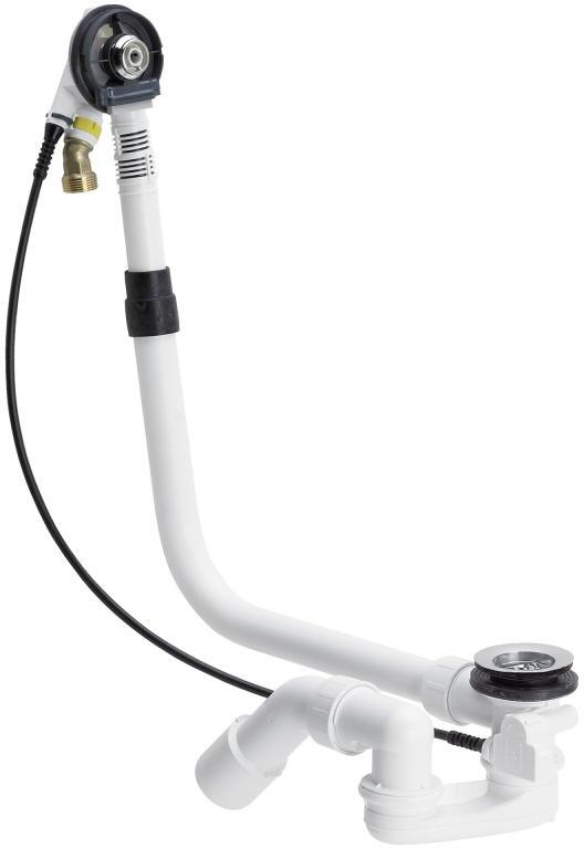 Слив-перелив с наливом Viega Multiplex Trio для ванн с центральным сливом хром 6161.62 727970