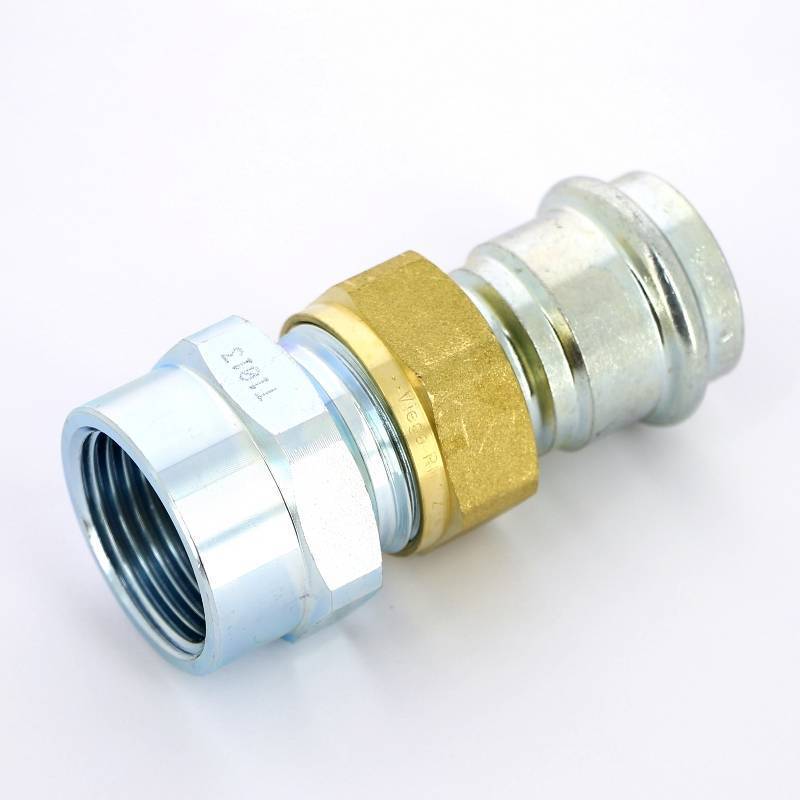 Муфта пресс с накидной гайкой Viega Prestabo 28x1 оцинкованная сталь 643485