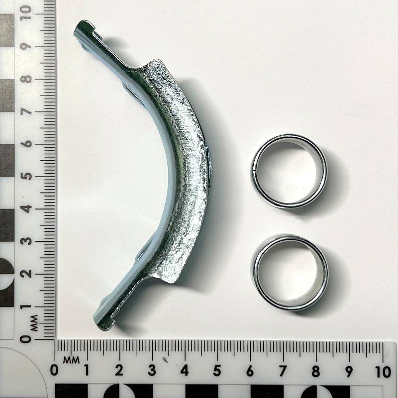 Фиксатор поворота 90° General Fittings с кольцами для труб 16 мм оцинкованная сталь 859R1600