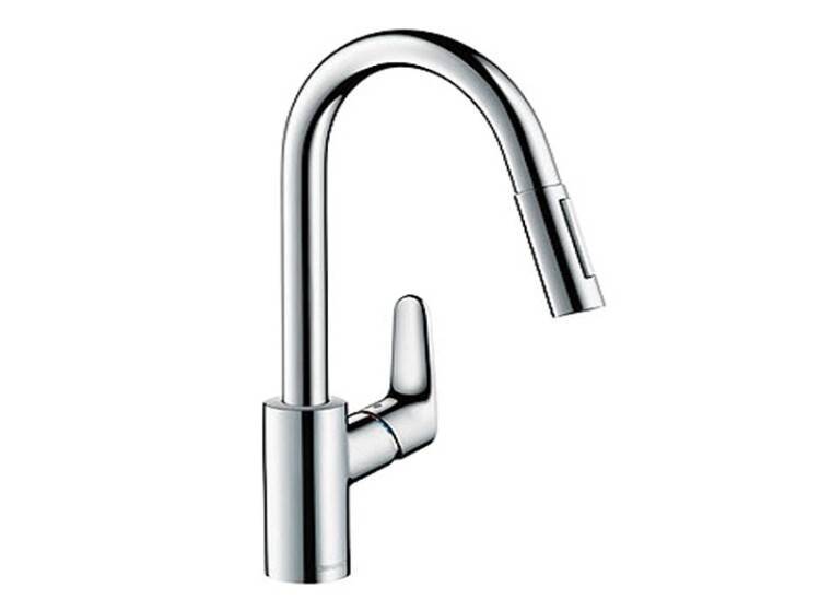 Смеситель для кухни Hansgrohe Focus 240 с выдвижным изливом хром 31815000