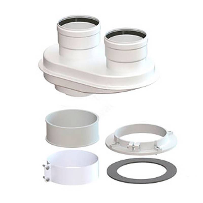 Адаптер Baxi для подключения раздельных труб 80 мм (60/100) 7102689