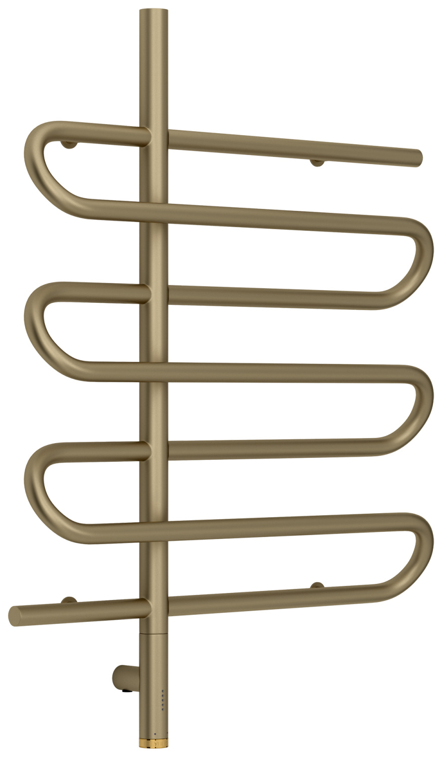 Полотенцесушитель электрический Сунержа Эпатаж 3.0 608x800 мм левый золотой шёлк матовый 32-5850-8060