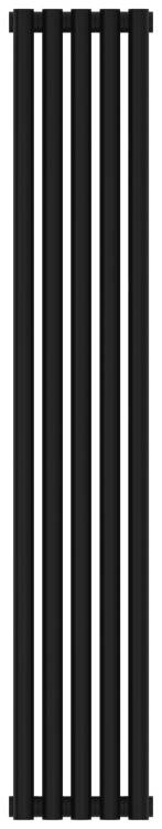 Дизайн-радиатор Сунержа Эстет-1 1200x225 5 секций черный матовый 1/2 3103011205