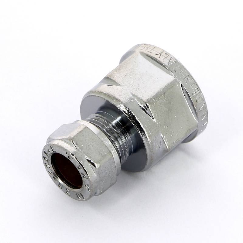 Муфта обжимная хромированная Tiemme 10x1/2 ВР 1130005