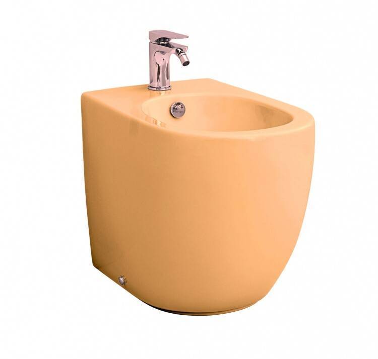 Биде напольное Artceram File 2.0 360x520x420 мм оранжевый камео FLB0021300