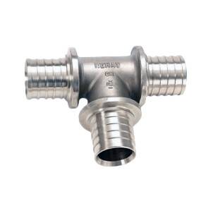 Тройник переходной REHAU RAUTITAN 17-10-17 мм оцинкованная латунь 12005431001