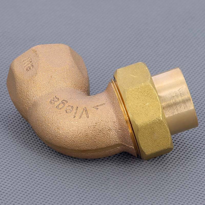 Угол с разъемным соединением пайка-В Viega 28х1 коническое уплотнение 112295