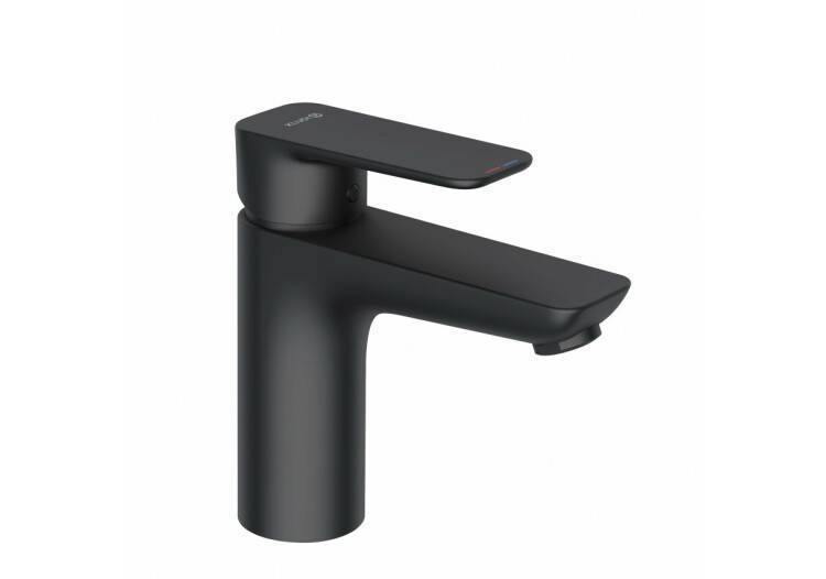 Смеситель для раковины Kludi Pure&Style однорычажный черный матовый 402923975