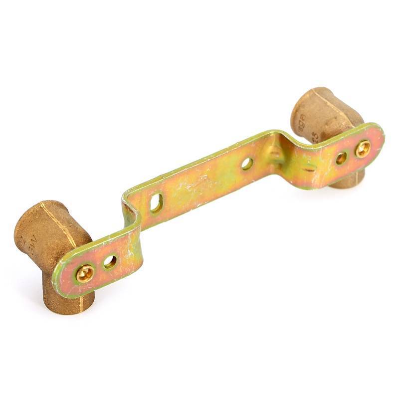 Водорозетка двойная Viega 18х1/2 под пайку с изогнутым держателем 108021