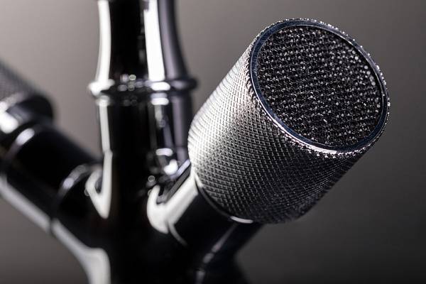 Смеситель на борт ванны Boheme Royal Cristal бронза 391-Royal/CRST