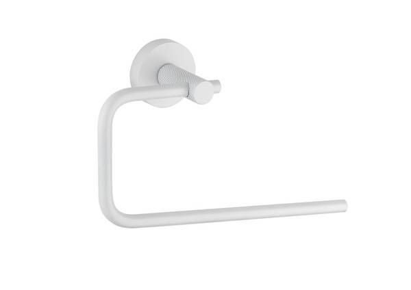 Держатель для туалетной бумаги подвесной Boheme Uno белый матовый 10975-MW