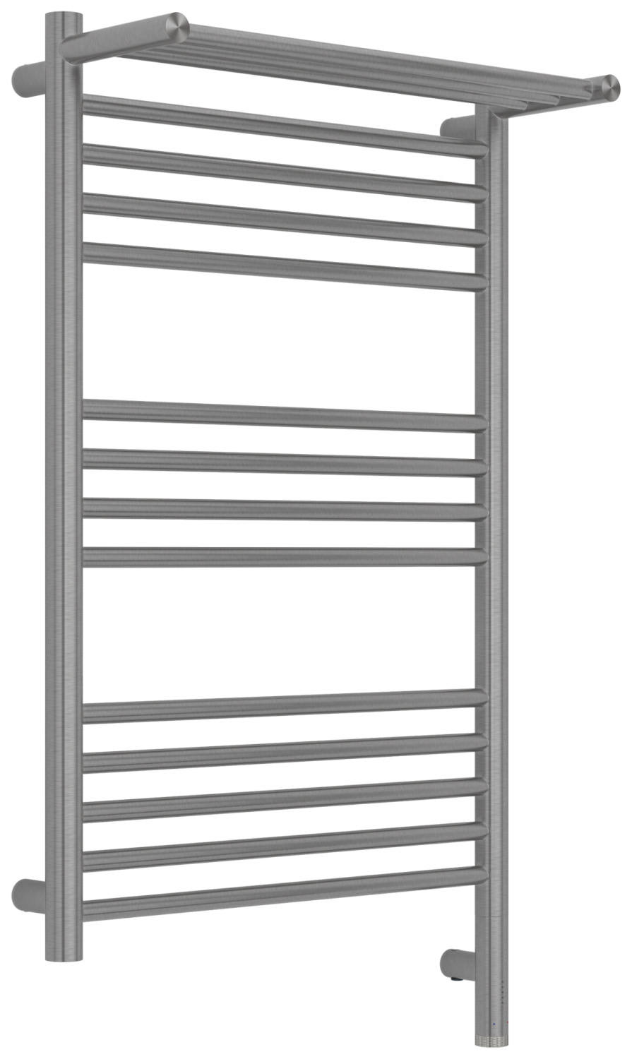 Полотенцесушитель электрический Сунержа Богема 3.1 с 1 полкой 50х80 см правый сатин браш 071-6007-8050