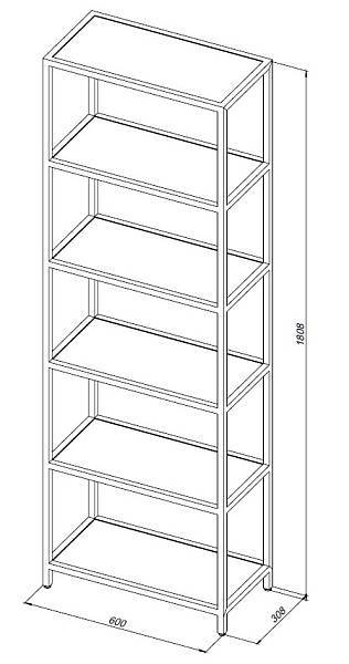 Стеллаж Allen Brau Liberty 60 см медь 1.33006.60