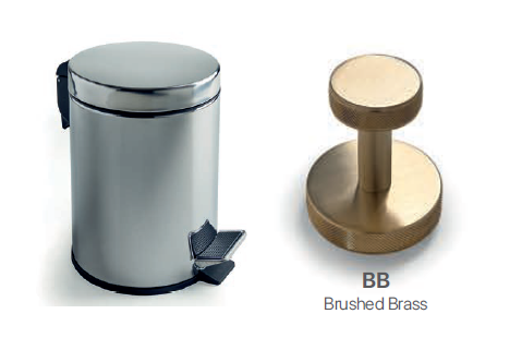 Ведро 3SC Hotel & Hotel 5 л с крышкой 225x305x335 мм Brushed Brass PVD HO65BB