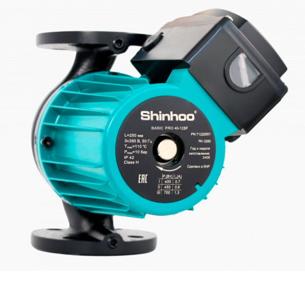 Насос циркуляционный Shinhoo BASIC PRO 40-14SF 1x230V фланцевый 71241012