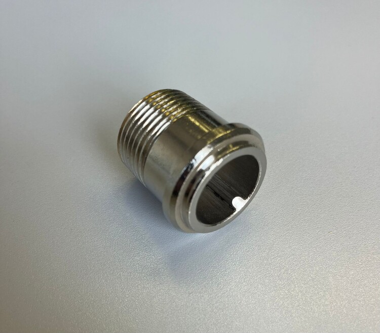 Сгон прямой General Fittings 1 НВ никелированный 1000100107570815N