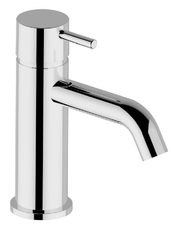 Смеситель для раковины Cisal Less New черный матовый LN00054040