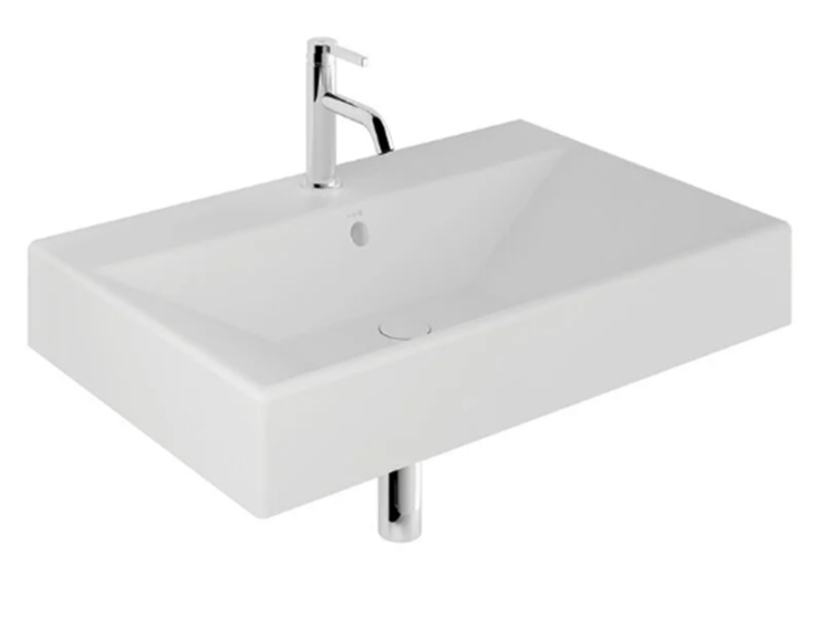 Раковина Kludi RESA 610x505 мм подвесная/накладная белый матовый 59WW6153
