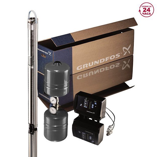 Комплект поддержания постоянного давления Grundfos с насосом SQE 2-55 96524505