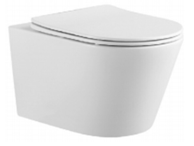 Унитаз подвесной Splendy Bliss Tornado 360x525x320 мм Crystal glaze белый BL10152VTNWG