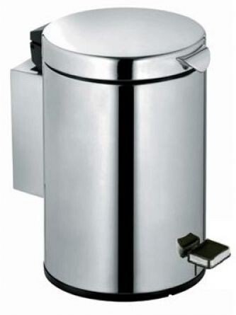 Ведро для мусора настенное KEUCO PLAN 3 л хром 14977010000