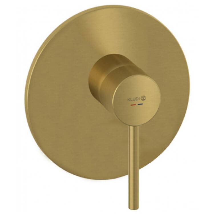 Смеситель для душа Kludi BOZZ встраиваемый золото брашированное 38655N076