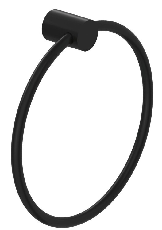 Полотенцедержатель Kludi VELA R 200 мм кольцо черный матовый 5897839