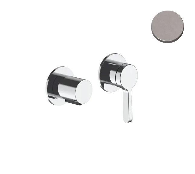 Смеситель для душа Fantini Torino встраиваемый на 3 потребителя Gun Metal Matt PVD 58P5L989B