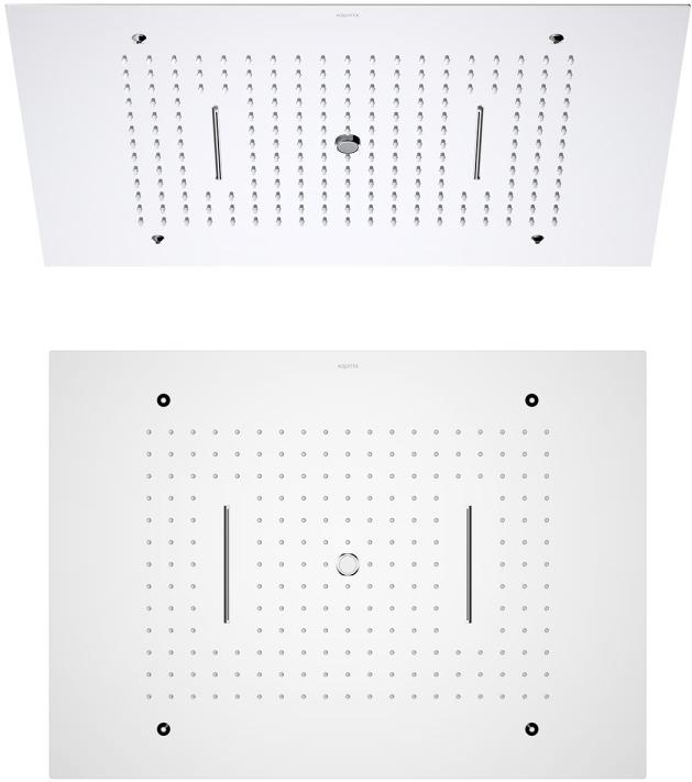 Верхний душ Aquanet 600x430 мм 3 режима (внешняя и скрытая часть) хром AQ2083CR