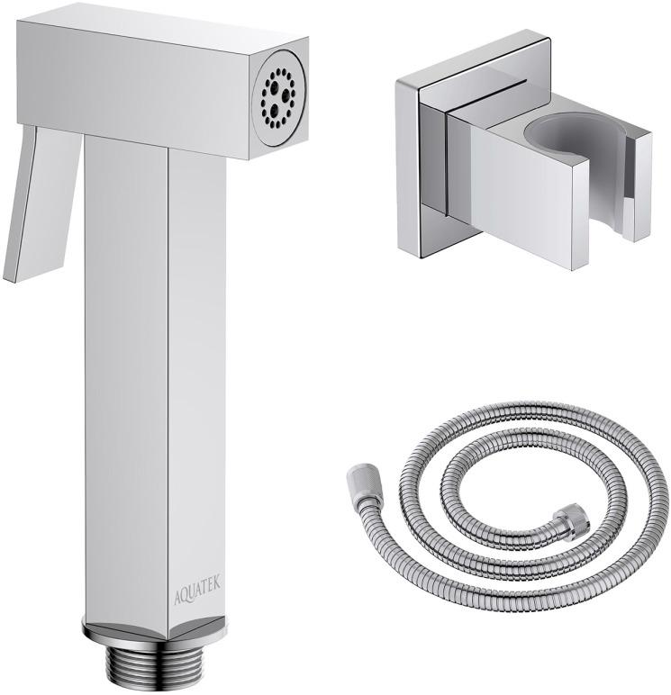 Гигиенический душ со шлангом 120 см и держателем Aquanet хром AQ2053CR