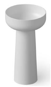 Раковина напольная DEA Design Pedestal Basin 480х480х880 мм белый матовый DD202748018