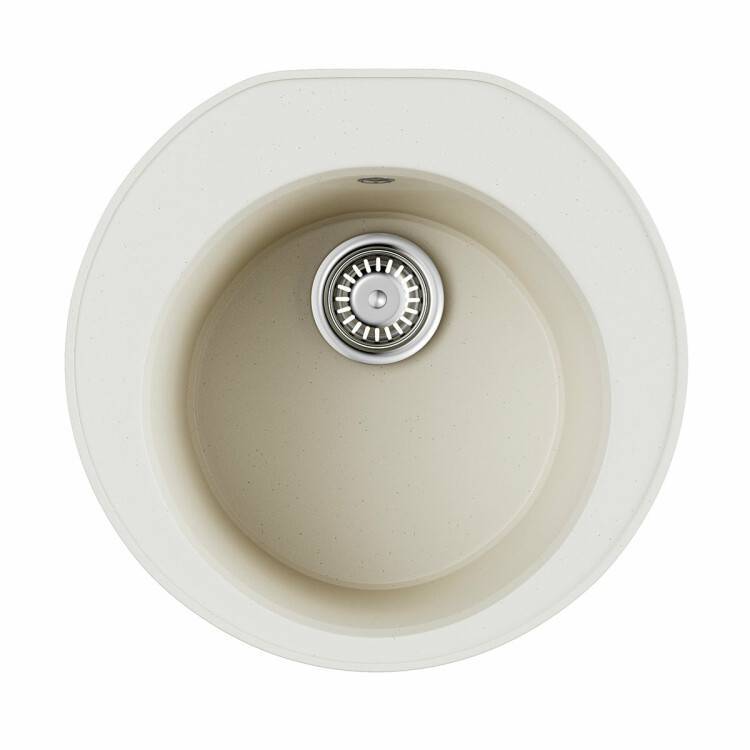 Кухонная мойка OMOIKIRI Miya 505x490 мм Artgranit белый 4993506