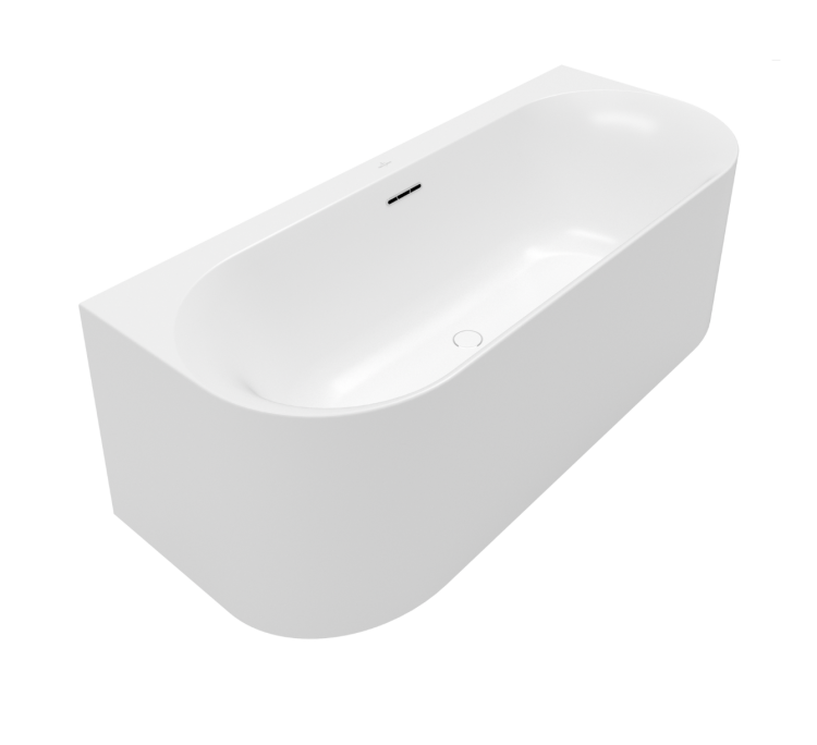 Ванна пристенная Villeroy & Boch Loop & Friends 1800x800 мм Stone White UBA180LOF9CS00VRW
