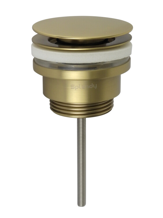 Донный клапан для раковины Splendy Click-Clack 1 1/4 универсальный золото матовое AA3071ORMGM