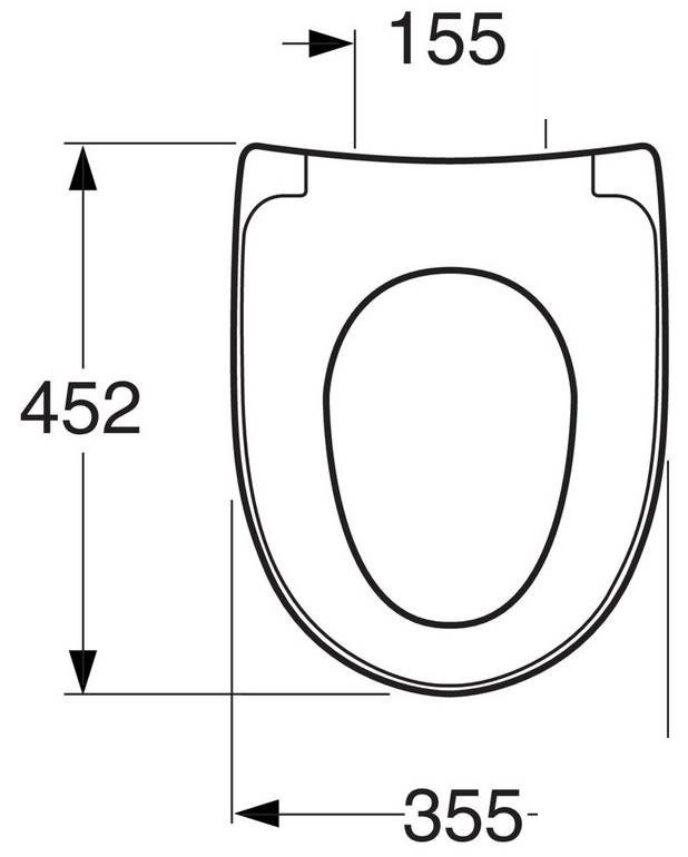 Сиденье для унитаза Gustavsberg Nautic 9M26S101
