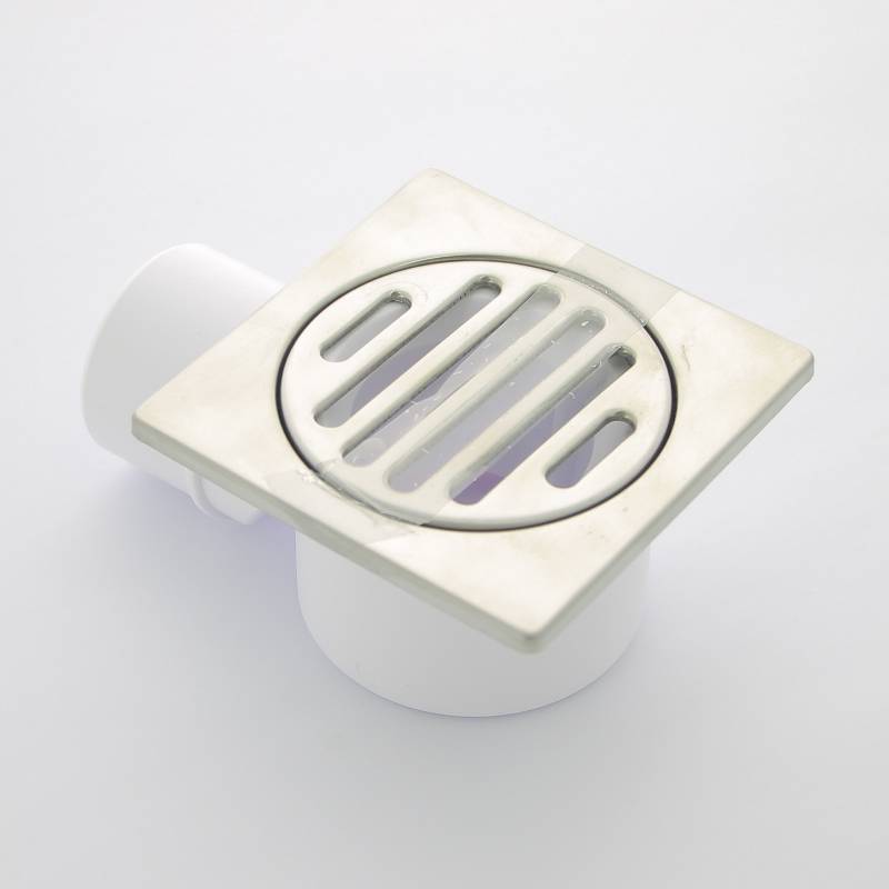 Трап McAlpine MRFG4 100x100 мм горизонтальный выпуск 50 мм нержавеющая сталь MRFG4