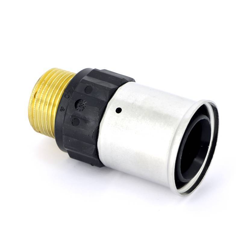 Муфта пресс с наружной резьбой Henco PVDF 40х1 17PK-4006