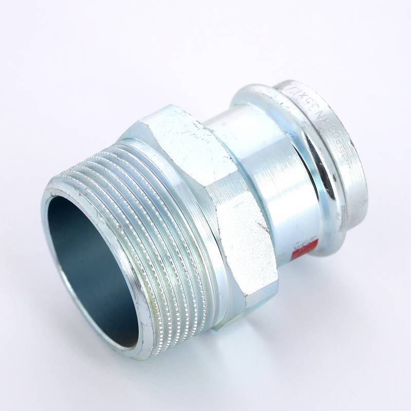 Муфта переходная пресс-Н Viega Prestabo оцинкованная сталь 35х1 1/2 642013