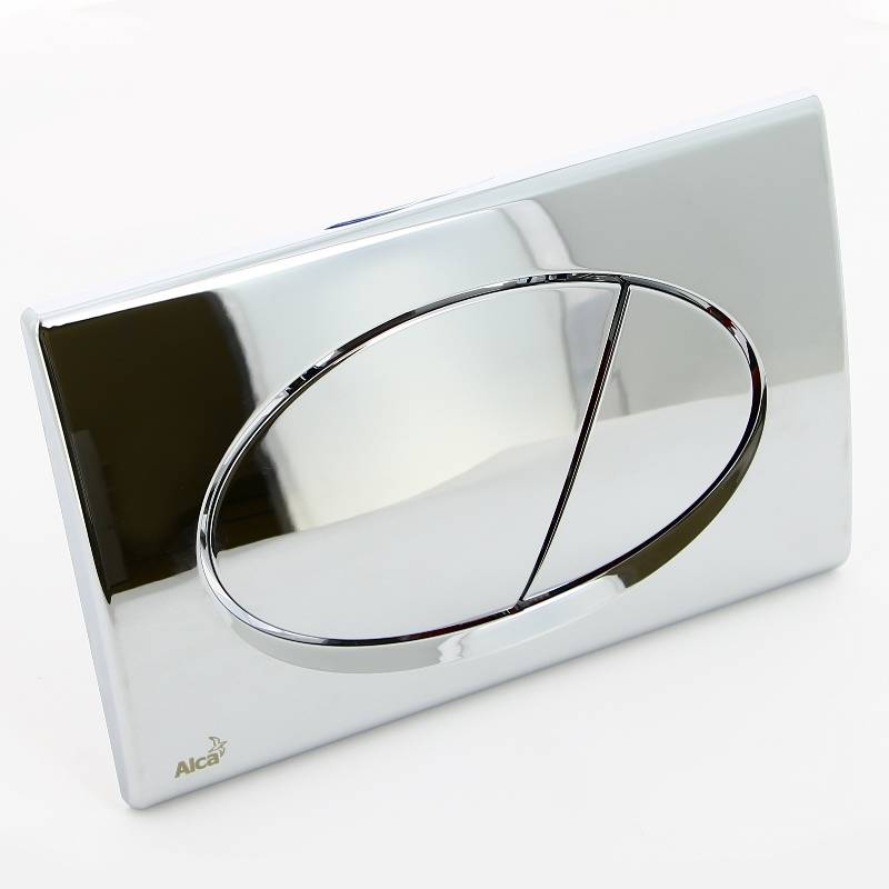 Кнопка смыва Alcaplast M71 хром глянец M71