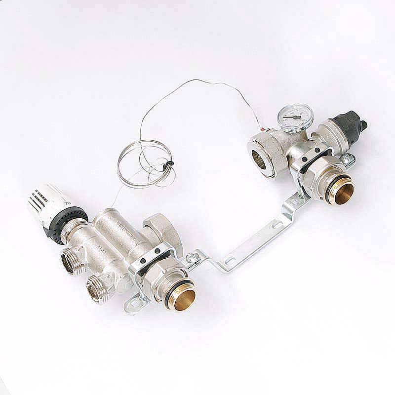 Насосно-смесительная группа Uni-Fitt SoloMix X 1 с накидной гайкой без насоса 473F0000