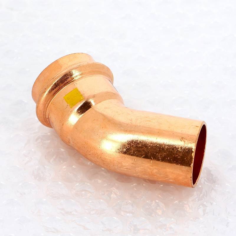 Угольник пресс 45° Viega Profipress G 28 мм медь однораструбный 345709