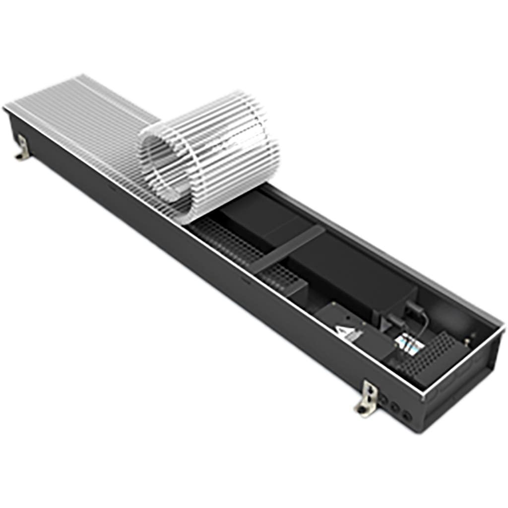 Внутрипольный конвектор Varmann Qtherm Electro 180x110x2750 мм электрический QE 180.110.2750 RR U EV1