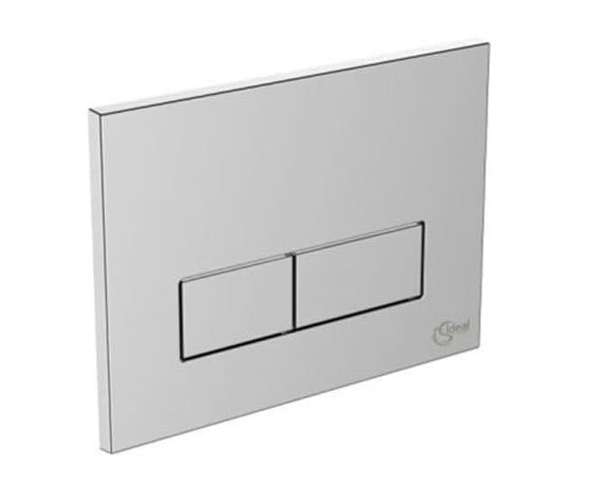 Панель смыва Ideal Standard двойная матовый хром W3708AD