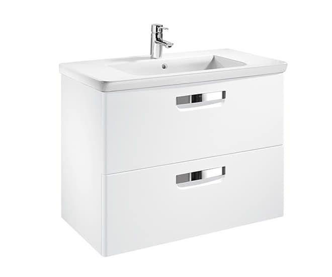 Тумба под раковину Roca The Gap 700 мм белый глянец ZRU9302878