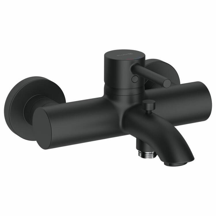 Смеситель для ванны и душа Kludi BOZZ черный матовый 386913976