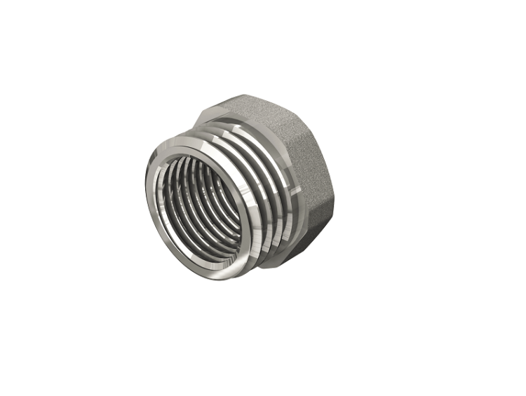 Футорка Metalit TIN PLATED луженая латунь 2 x 1 1/2 НВ EBF1920112T