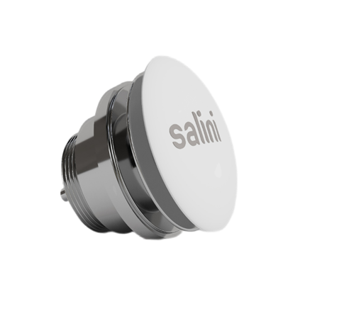 Донный клапан для раковины Salini D 601 фиксированный белый глянцевый 166201G