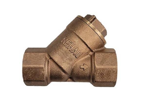 Фильтр сетчатый косой REHAU RAUTITAN RX DN 20 Rp 3/4 11455321001