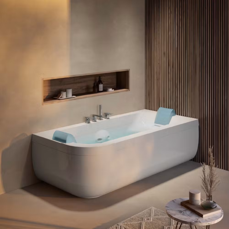 Гидромассажная ванна, Jacuzzi, Aquasoul Double, шгв 1900-900-570, цвет-белый глянцевый